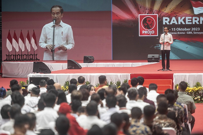 Presiden Jokowi Buka Rakernas Projo - Bagian 1