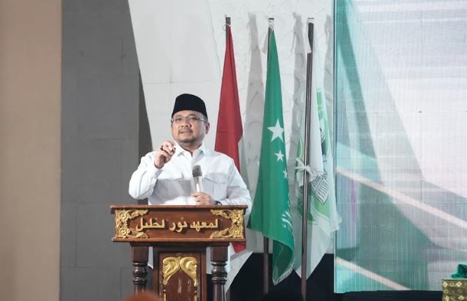 Wisuda Ma’had Aly Bangkalan, Ini Pesan Menag Yaqut ke Mahasantri Mbah Cholil