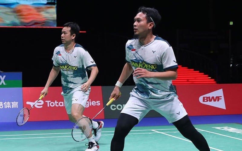 Hasil Arctic Open Ahsan Hendra Disikat Unggulan Denmark Di Semifinal