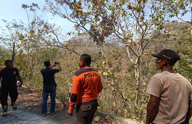 5 Hektare Lahan Jati di Gunung Ngroto Kulonprogo Terbakar, Pemadaman Sulit Dilakukan