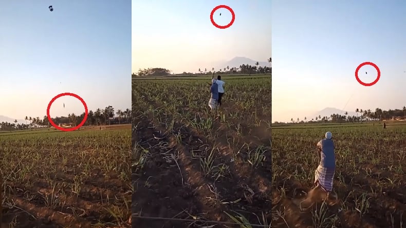 Viral Detik-Detik Bocil Terbang Terbawa Layangan, Warga Panik Tarik Tali