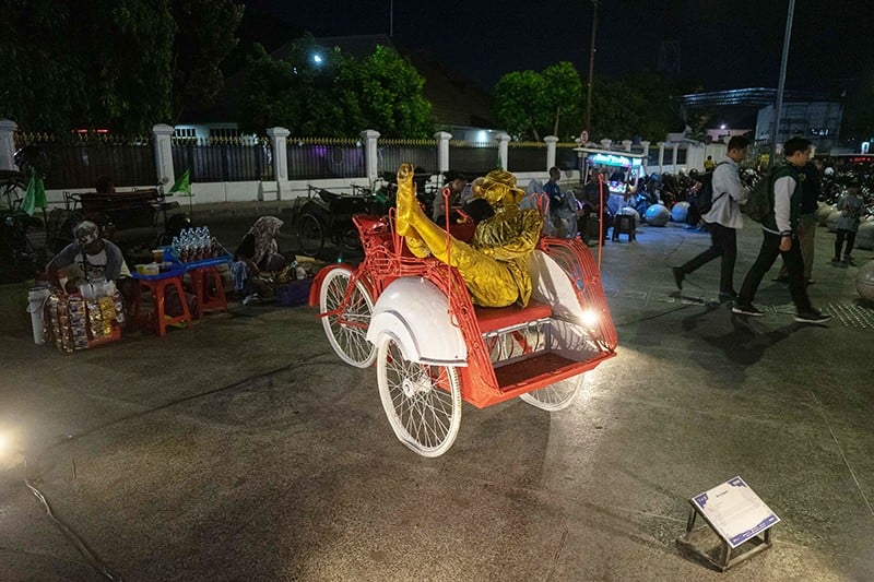 30 Karya Seni Pematung Indonesia Dipamerkan di Jalan Malioboro - Bagian 2