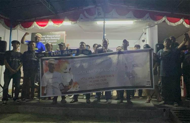   Masyarakat Pencinta Bola Yogyakarta Dukung Ganjar Pranowo Capres 2024