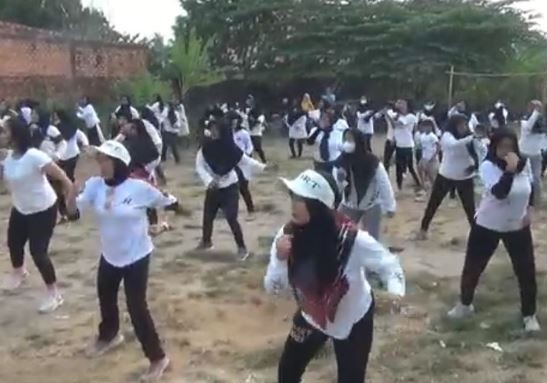 RPA dan DPD Kartini Perindo Gelar Senam Sehat Bareng Emak-Emak di Palembang