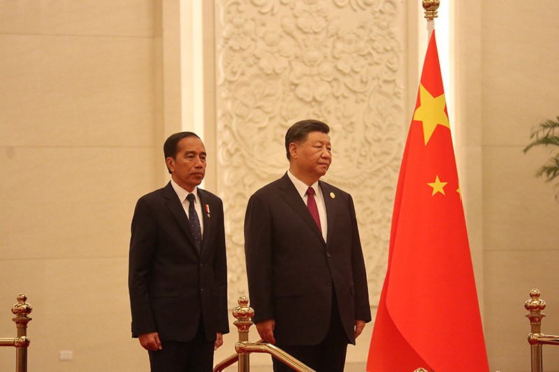 Presiden Jokowi dan Presiden China Xi Jinping Inspeksi Pasukan  - Bagian 3