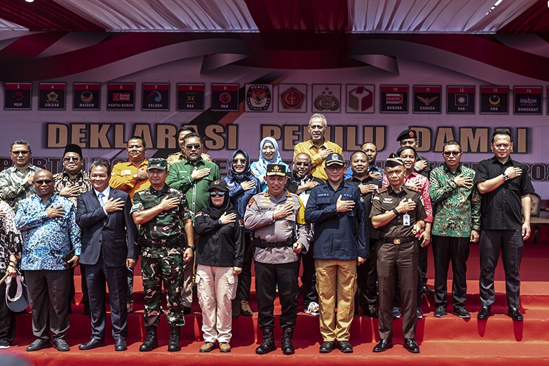 Deklarasi Pemilu Damai Partai Politik Peserta Pemilu 2024 - Bagian 3