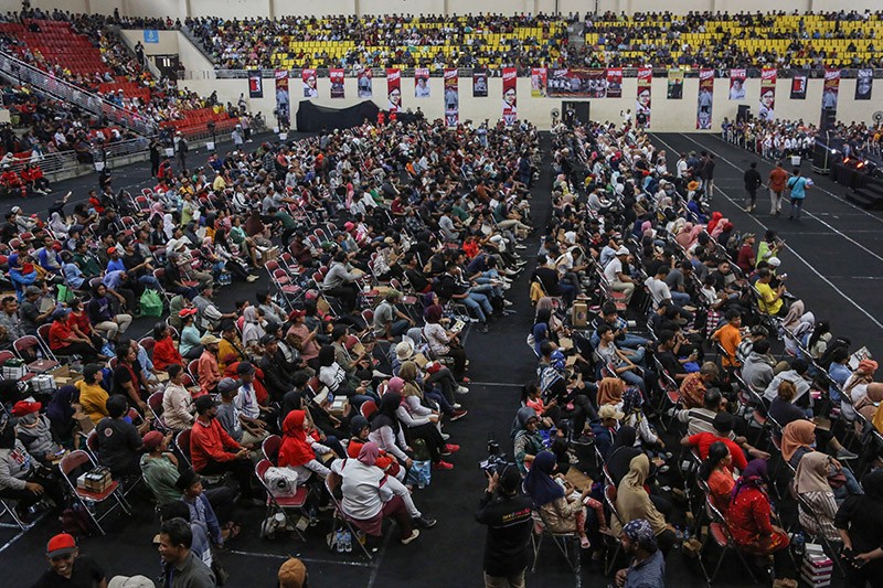 Ribuan Warga Jateng dan Relawan Pendukung Gibran Gelar Syukuran Keputusan MK - Bagian 1