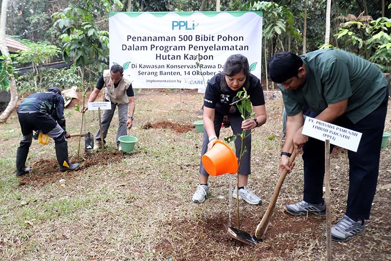 Penanaman 500 Bibit Pohon Dalam Program Penyelamatan Hutan Karbon - Bagian 1