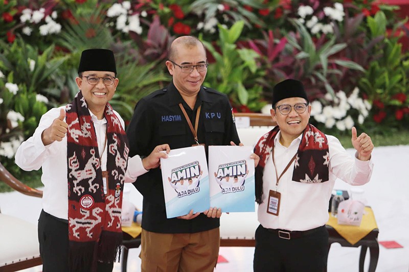 Anies-Muhaimin Resmi Daftar Capres Cawapres ke KPU - Bagian 3