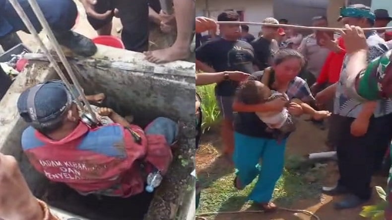 title Balita 3 Tahun di Pasirjambu Bandung Jatuh ke Sumur 15 Meter, Proses Evakuasi Dramatis Balita 3 Tahun di Pasirjambu Bandung Jatuh ke Sumur 15 Meter, Proses Evakuasi Dramatis