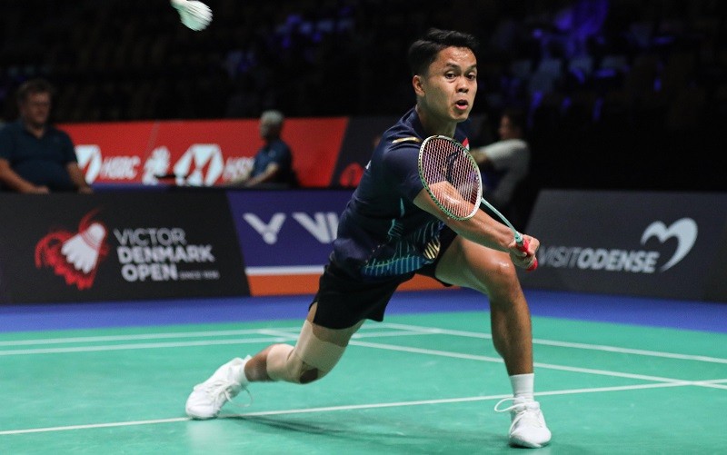 Hasil China Masters 2023 Anthony Ginting Hajar Juara Dunia 2 Gim Langsung!