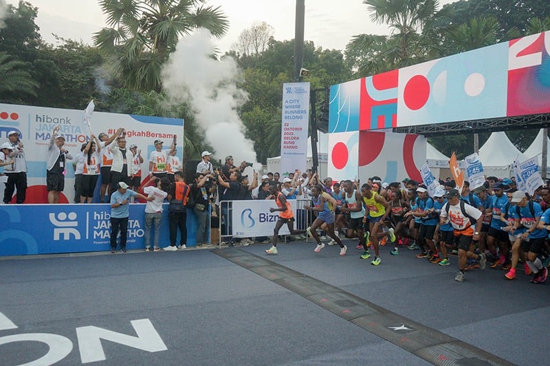 Ribuan Pelari Lokal hingga Internasional Ikuti Jakarta Marathon 2023 - Bagian 2