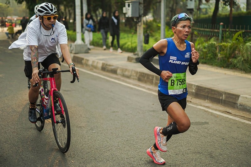 Ribuan Pelari Lokal hingga Internasional Ikuti Jakarta Marathon 2023 - Bagian 6
