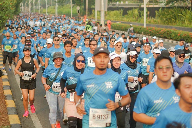 Ribuan Pelari Lokal hingga Internasional Ikuti Jakarta Marathon 2023 - Bagian 4