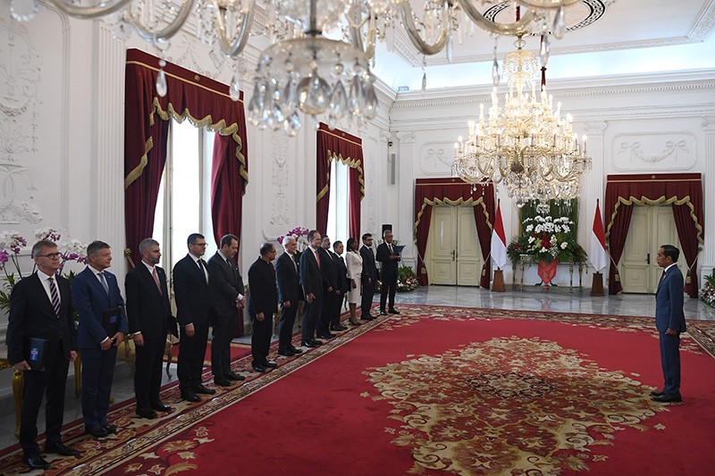 Presiden Jokowi Terima Surat Kepercayaan dari 12 Duta Besar LBBP Negara Sahabat - Bagian 1