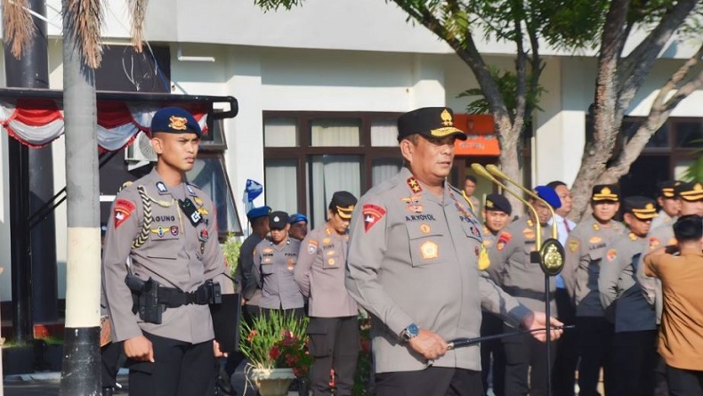 Kapolda Gorontalo Ingatkan Anggota Jaga Netralitas Polri dan Kamtibmas Pemilu 2024