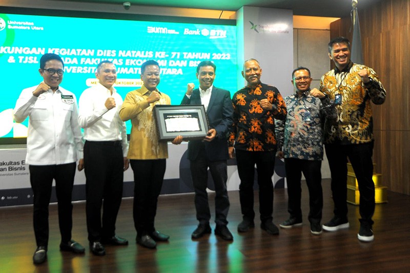 Bank BTN Salurkan Bantuan TJSL untuk USU - Bagian 2