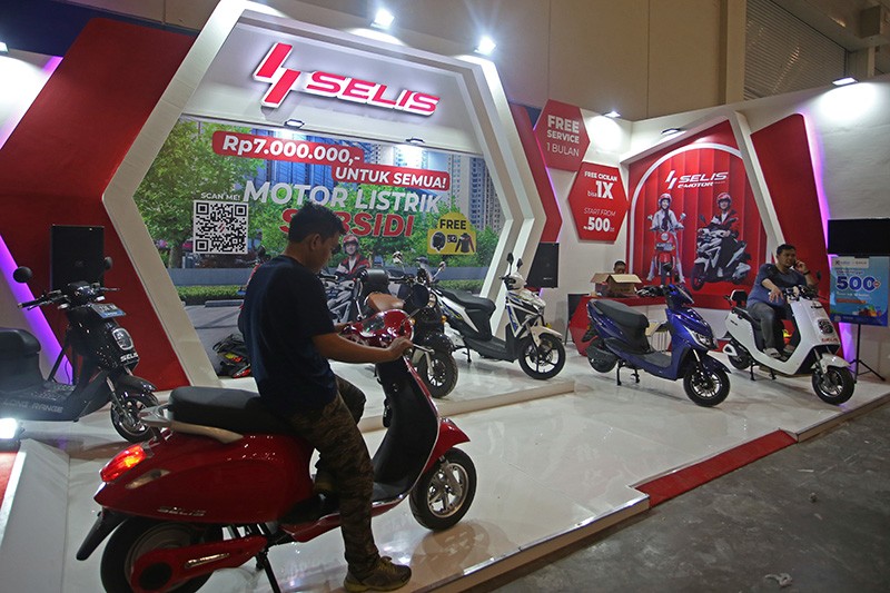 Persiapan Pameran Sepeda Motor Imos