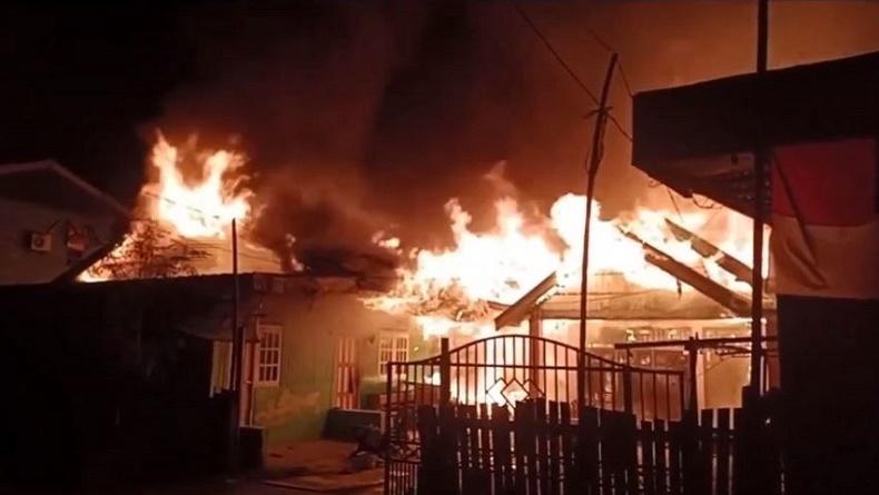 Kebakaran di Nabire, 28 Rumah Warga Ludes Dilalap Api