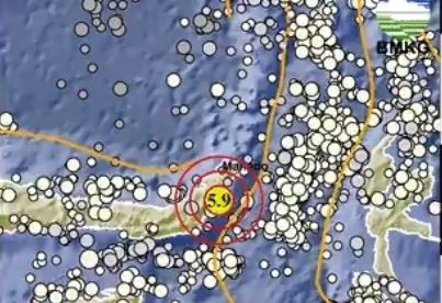 Gempa Terkini M 5,9 di Ratahan Sulut Tidak Berpotensi Tsunami, Ini Kata BMKG