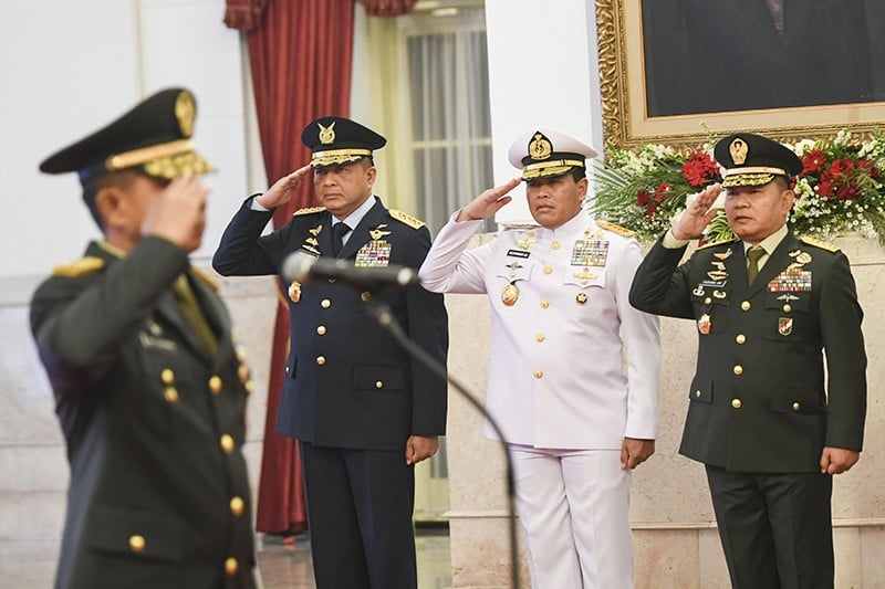 Momen Jenderal Agus Subiyanto Dilantik sebagai KSAD Gantikan Jenderal Dudung - Bagian 4