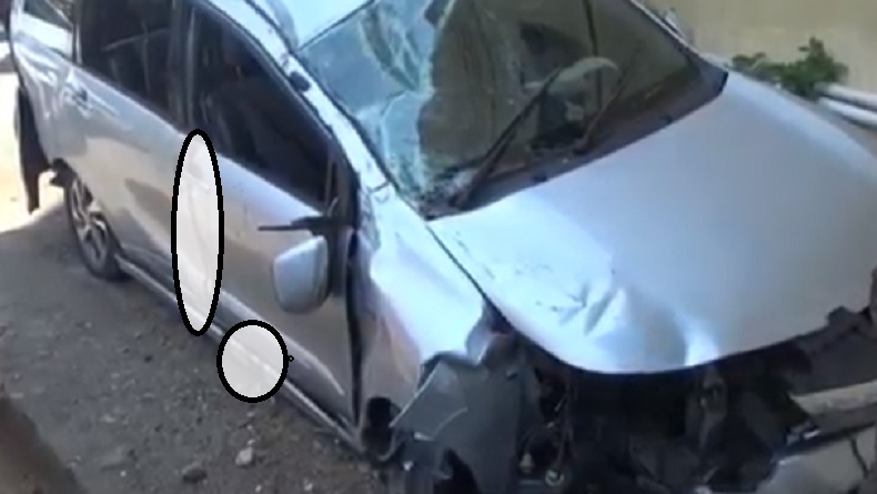 Kecelakaan di Maros Avanza Hantam Pembatas Jalan, Istri Histeris Lihat Suami Tewas