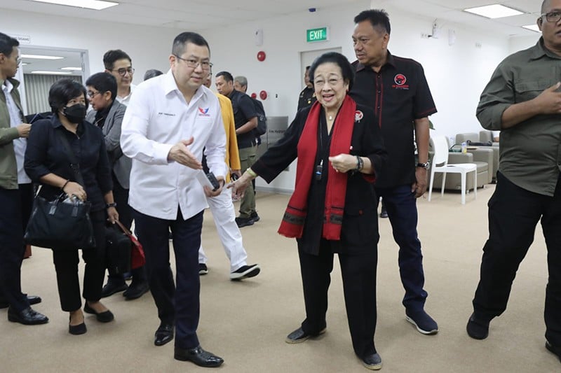 Petinggi Parpol Pengusung Ganjar-Mahfud MD Rapat di Gedung TPN - Bagian 3