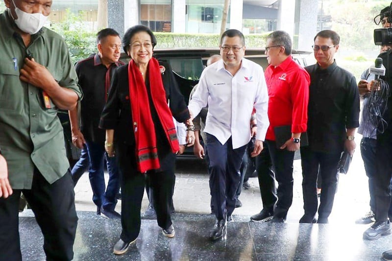 Petinggi Parpol Pengusung Ganjar-Mahfud MD Rapat di Gedung TPN - Bagian 2