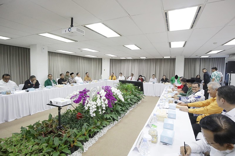 Petinggi Parpol Pengusung Ganjar-Mahfud MD Rapat di Gedung TPN - Bagian 5