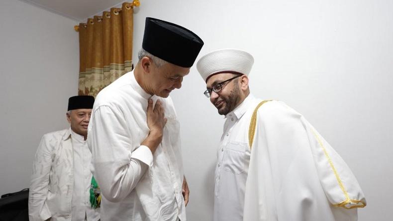 Bertemu Ganjar, Cicit Syekh Abdul Qadir Al Jailani dari Palestina Ungkap Kagumi Pancasila