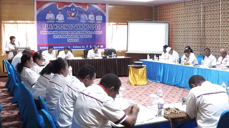 title Partai Perindo Siap Berjuang Menangkan Ganjar-Mahfud MD di Papua, Target Satu Putaran Partai Perindo Siap Berjuang Menangkan Ganjar-Mahfud MD di Papua, Target Satu Putaran