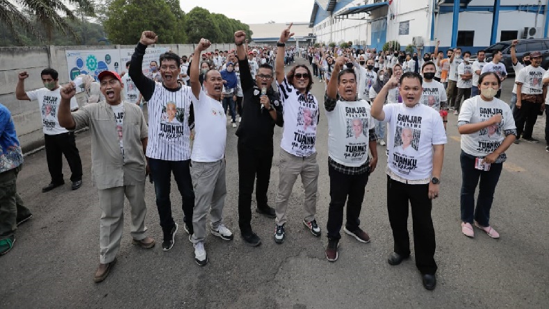GBB Bentuk Komnas HI, Ganjar Pranowo Raih Dukungan Buruh PT LBAM Subang