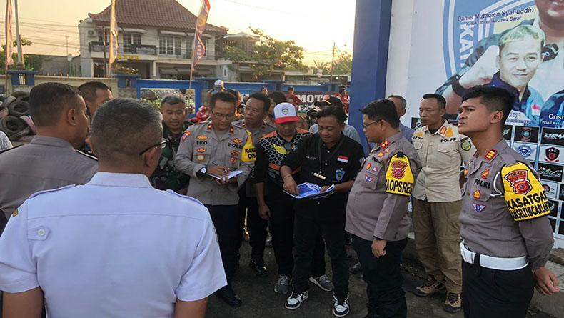 Polres Indramayu Rekayasa Lalu Lintas untuk Kejurnas Sprint Rally 2023, Ini Rutenya