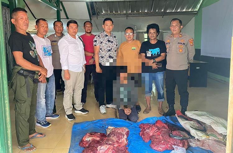 2 Pemburu Rusa di Taman Nasional Way Kambas Lampung Ditangkap