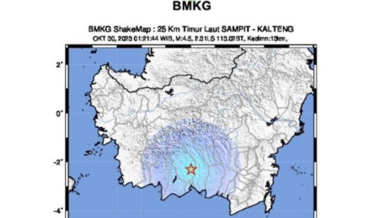 Penyebab Gempa Bumi di Kalteng, BMKG: Dipicu Sesar Aktif yang Belum Terpetakan