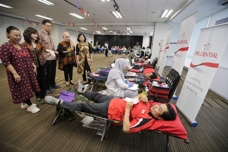 HUT ke-28, Prudential Indonesia Gelar Donor Darah Selama 2 Hari - Bagian 2
