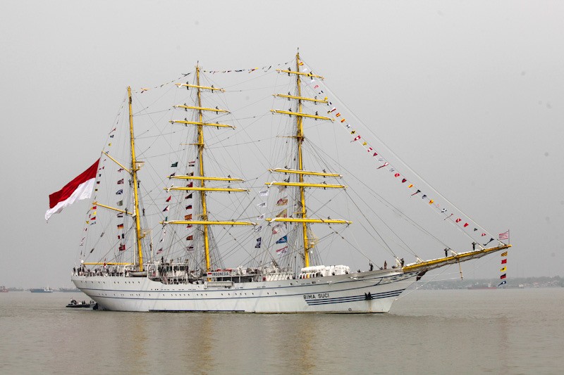 7 Bulan Jalani Misi Diplomasi, KRI Bima Suci Kembali ke Tanah Air - Bagian 1