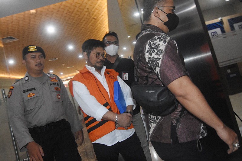 Ekspresi SYL usai Diperiksa soal Kasus Dugaan Pemerasan Oleh Firli Bahuri - Bagian 1