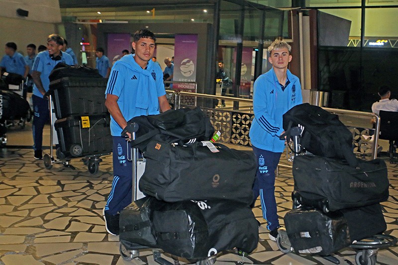 Foto-Foto Timnas Argentina U-17 Tiba di Indonesia - Bagian 2