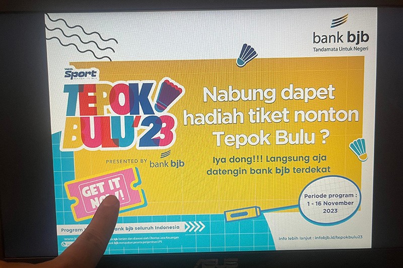 Nabung di bank bjb Langsung Dapat Tiket Vindes Sport - Tepok Bulu 2023 - Bagian 1