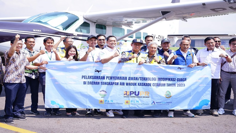 Stok Air Waduk Kaskade Jabar di Bawah Normal, Modifikasi Cuaca Dimulai