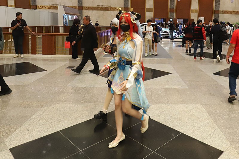 Gaya Cosplayer Pamer Kostum saat Indonesia Comic CON x DG Con 2023 - Bagian 4