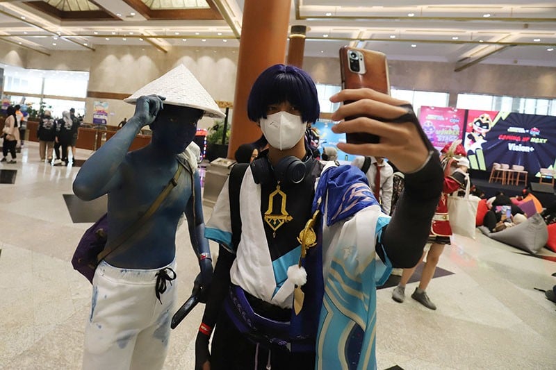 Gaya Cosplayer Pamer Kostum saat Indonesia Comic CON x DG Con 2023 - Bagian 3