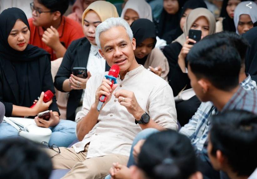 Milenial Palembang Antusias Diskusi dengan Ganjar Pranowo, Ini yang Dibahas