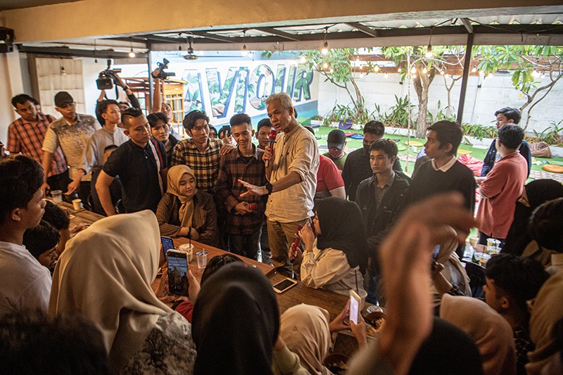 Potret Ganjar Pranowo Dengar Aspirasi Milenial dan Gen Z - Bagian 2