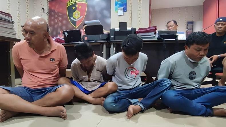 4 Perampok Toko Emas Bersenpi di PALI Ditangkap, Mengaku Terdesak Kebutuhan Ekonomi