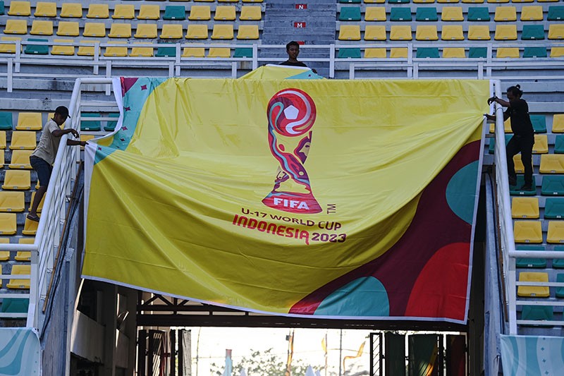 Suasana Stadion Gelora Bung Tomo Jelang Pembukaan Piala Dunia U-17 - Bagian 2