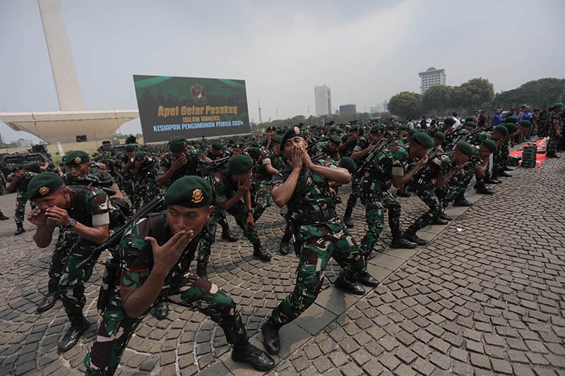 115 Ribu Prajurit TNI AD Jaga Keamanan Pemilu 2024 - Bagian 2