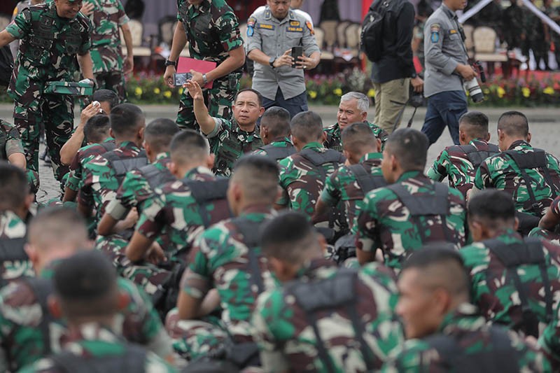 115 Ribu Prajurit TNI AD Jaga Keamanan Pemilu 2024 - Bagian 3