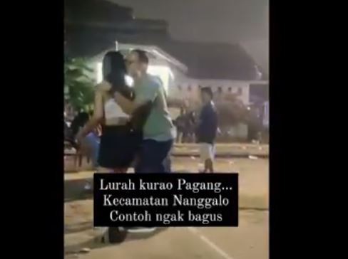 Viral Lurah di Padang Joget dengan Biduan Berujung Dibebastugaskan